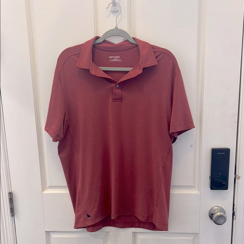 EUC UntuckIt polo shirt